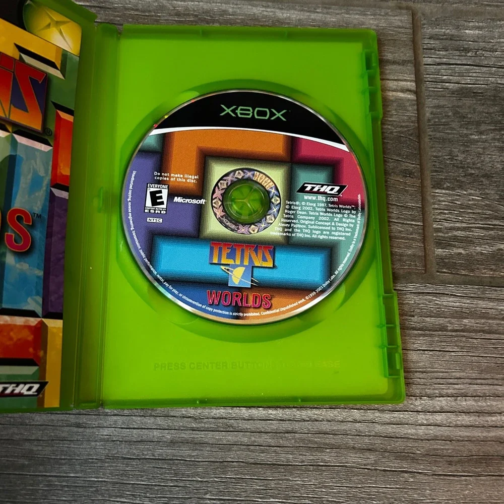 Tetris Worlds‎ Original Xbox Video Game Disc